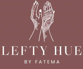 brown simple henna art business logo